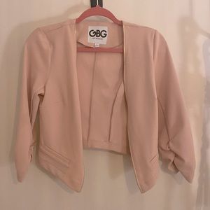 GBG blazer, in soft pink. Like new, size XS